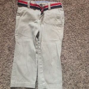 Tommy Hilfiger khaki pants- 24 months